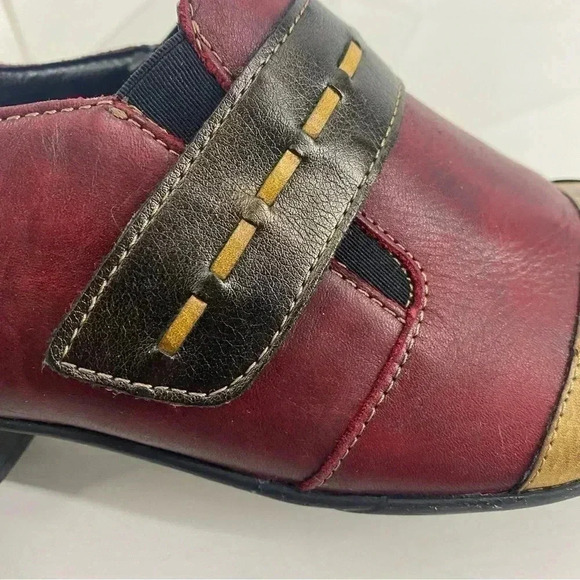 Remonte Patchwork Leather Slip On Shoe Women’s Size 41 or US 10 - Picture 4 of 14